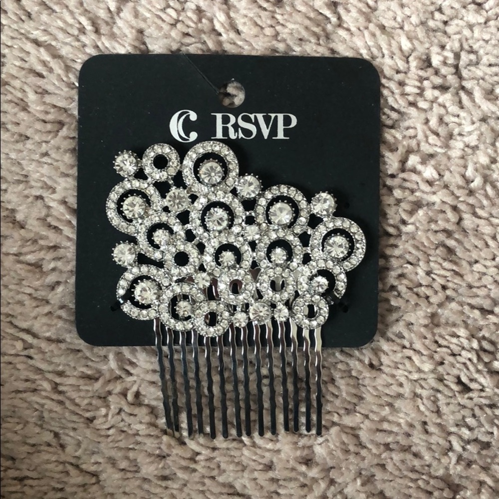 Rhinestone hair piece